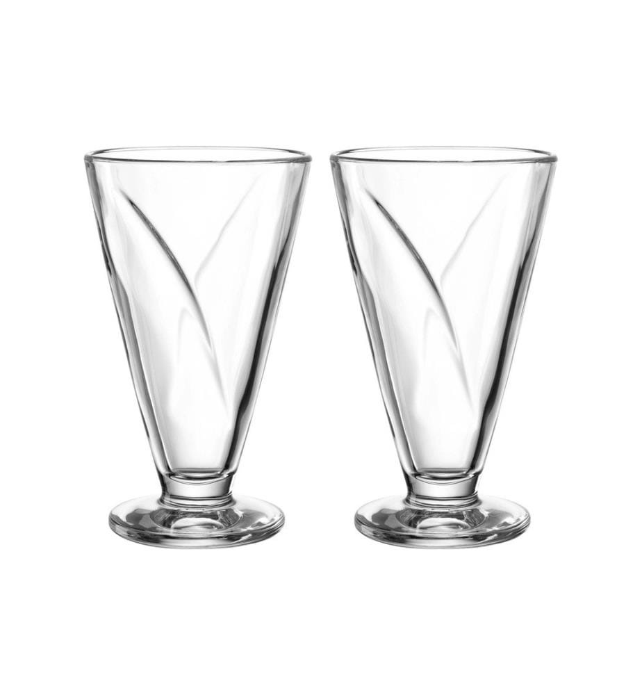 LEONARDO - Coupe Cono 2 pièces, 360 ml, Transparent