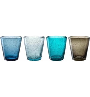 LEONARDO - Verre Burano 330 ml, 4 pièces, Multicolore