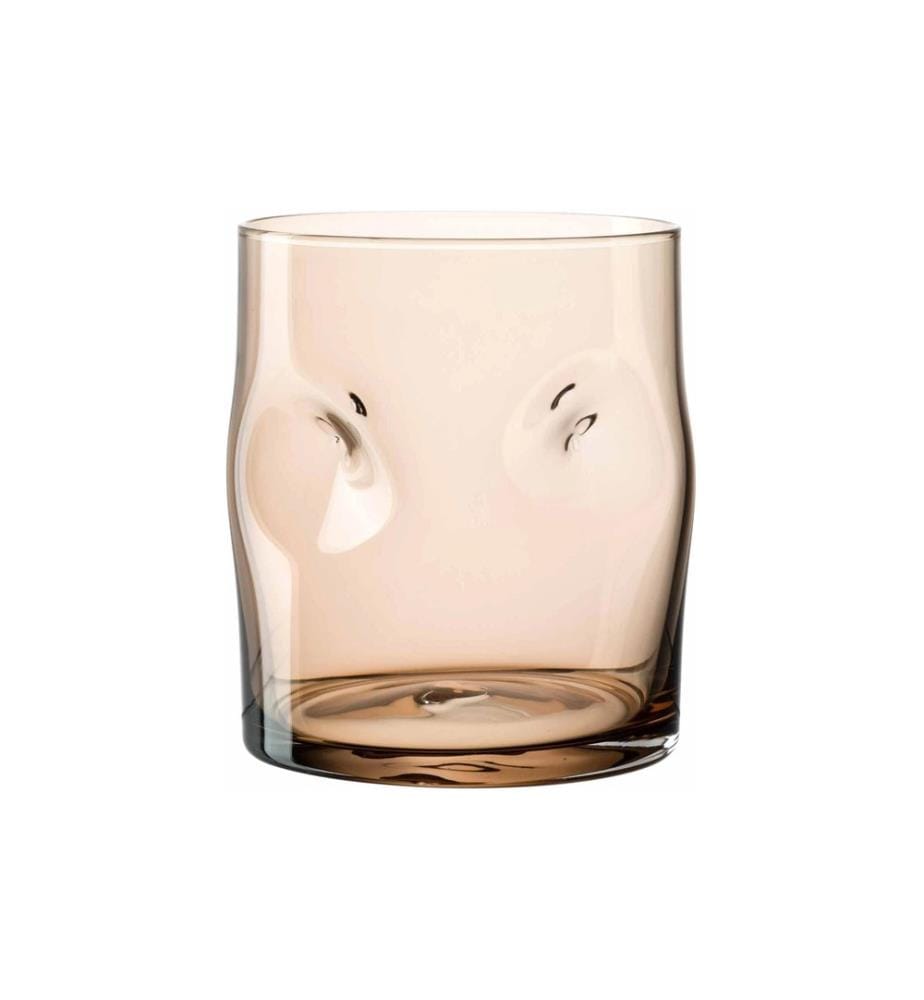 LEONARDO - Verre Vesuvio 300 ml, 4 pièces, Brun