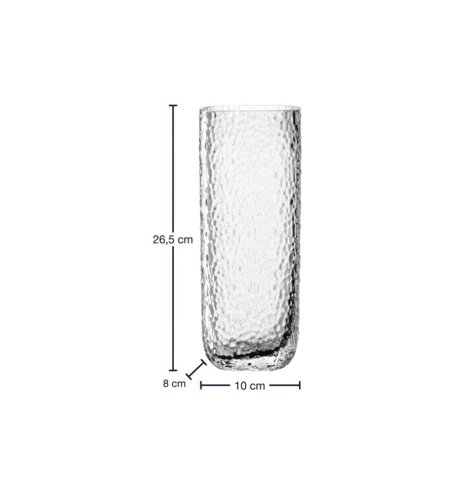 LEONARDO - Vase Martello 27 cm, Transparent
