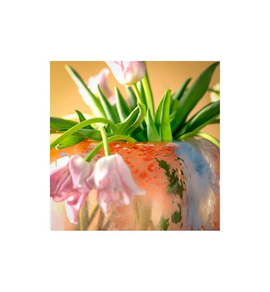 LEONARDO - Vase Cipria Due 20 cm, Blau/Orange