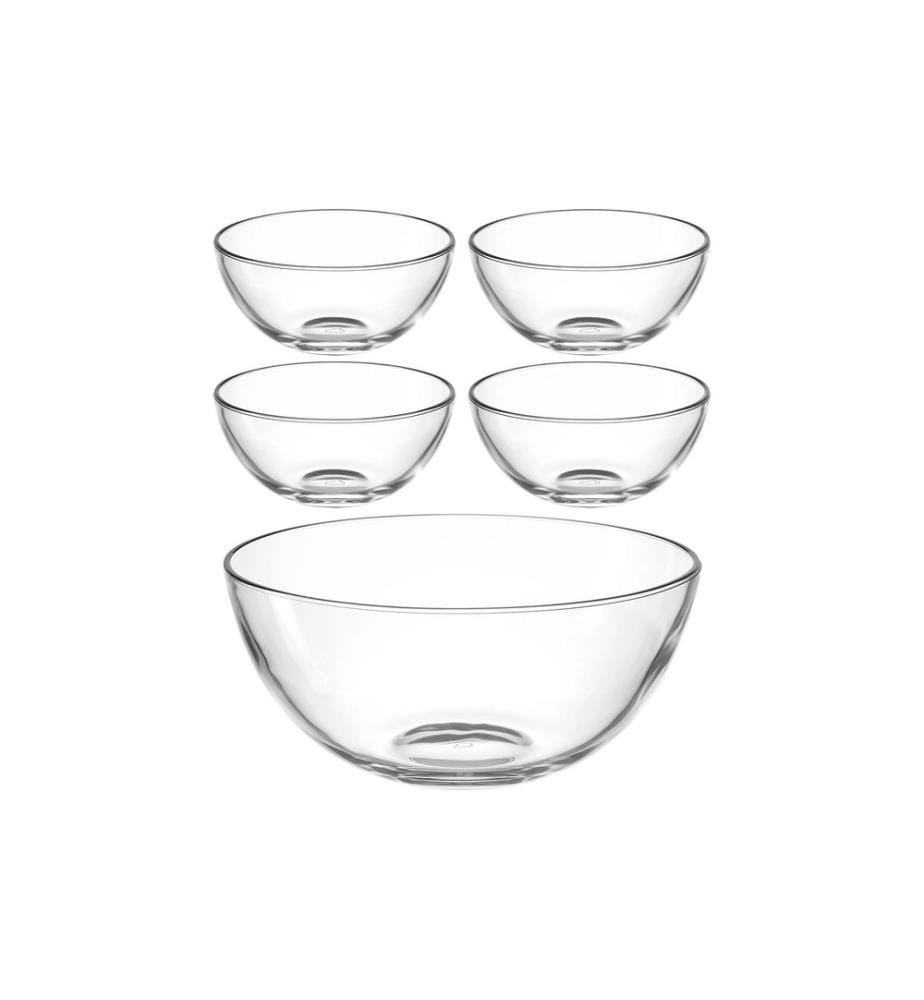 LEONARDO - Set de bols S Cucina 5 pièces Transparent