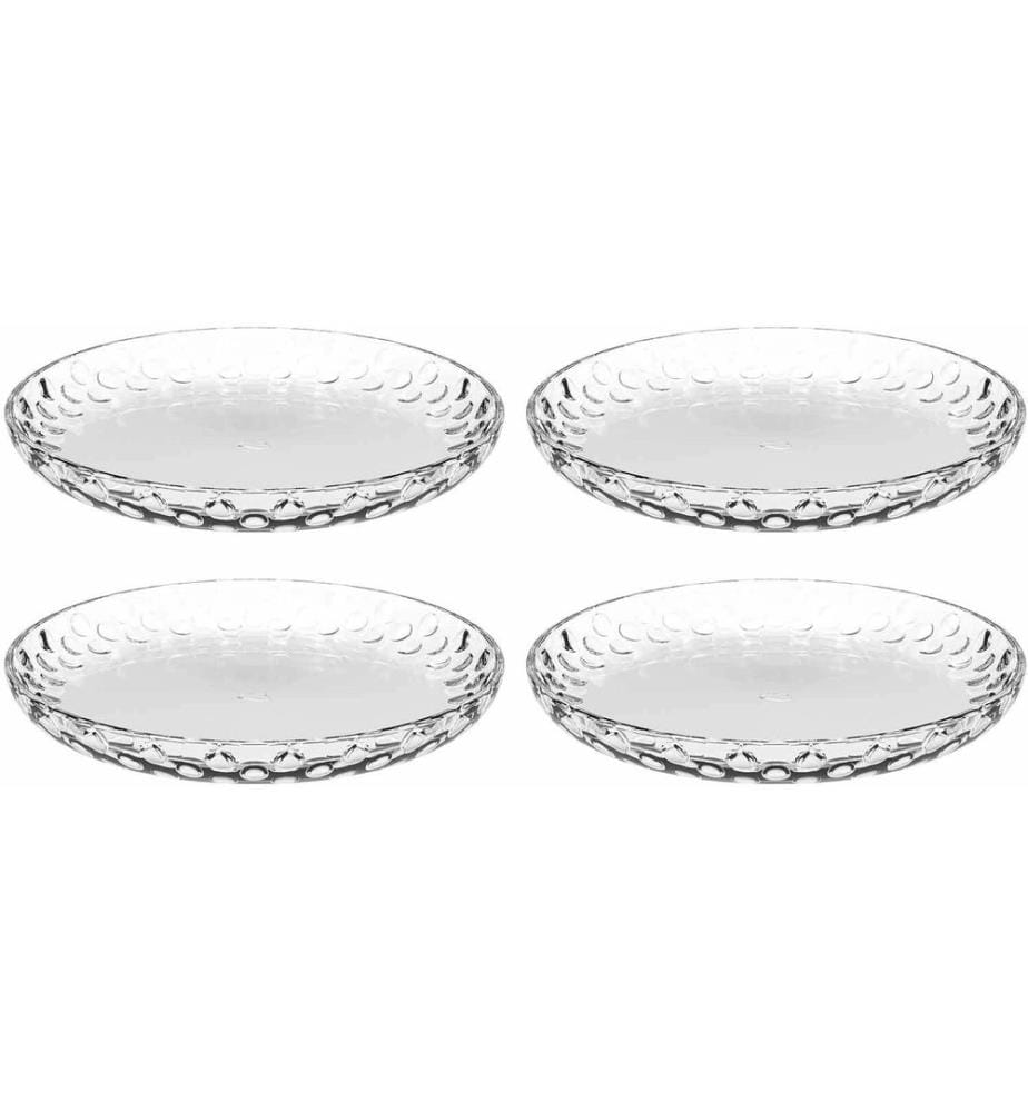 LEONARDO - Teller Cucina Optic 18 cm, 4 Stück,Transparent