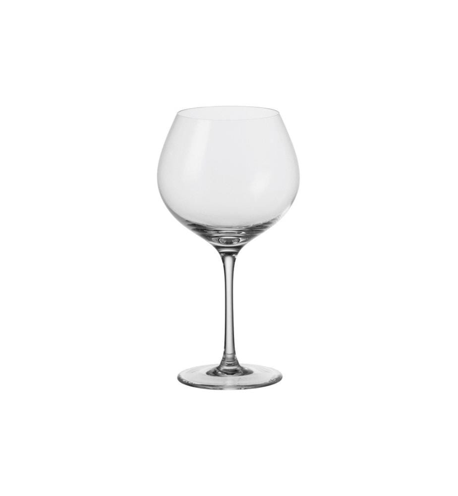 LEONARDO - Rotweinglas Ciao+, Burgunder 630 ml, 6 Stück, Transparent