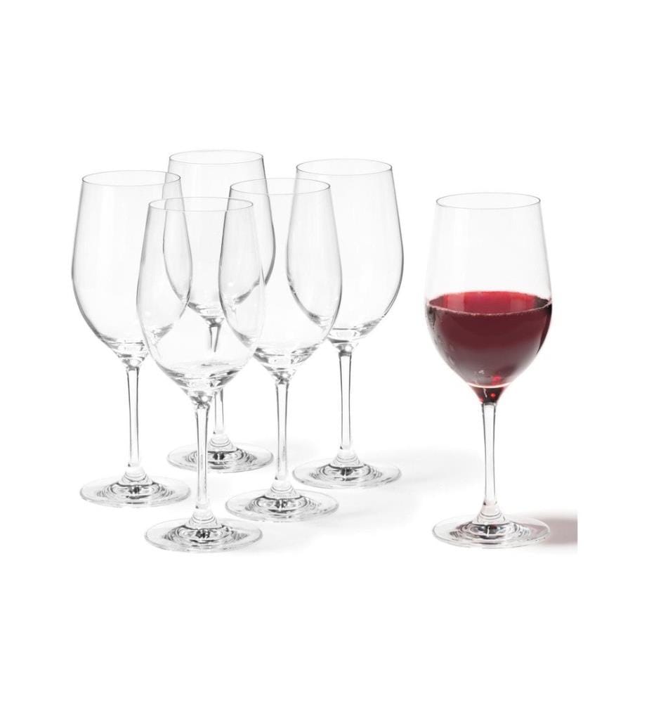 LEONARDO - Rotweinglas Ciao+ 430 ml, 6 Stück, Transparent