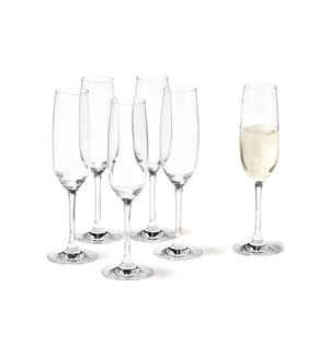 LEONARDO - Verre à champagne Ciao 190 ml, 6 Pièce/s, Transparent