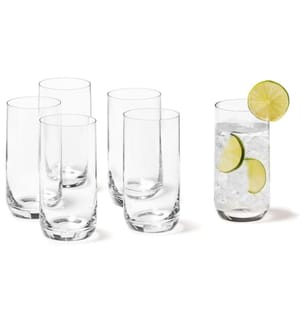 LEONARDO - Longdrinkglas Daily 330 ml, 6 Stück, Transparent