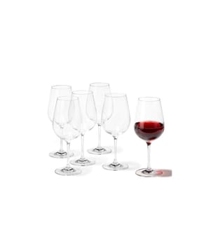 LEONARDO - Verre à vin rouge Tivoli 580 ml, 6 Pièce/s, Transparent