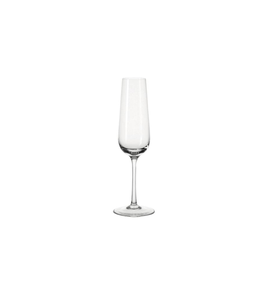 LEONARDO - Sektglas Tivoli 210 ml, 6 Stück, Transparent