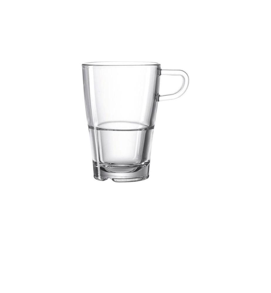 LEONARDO - Tasse à latte macchiato Senso 350 ml, 6 Pièce/s, Transparent
