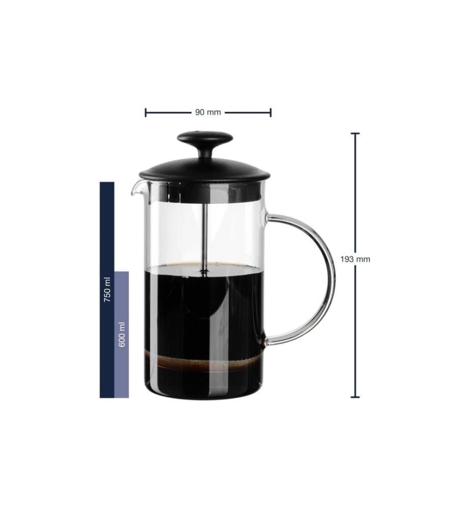 LEONARDO - Cafetière Caffè per me 0.6 l, Noir