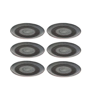 LEONARDO - Assiette non décorative Matera Ø 23 cm, 6 Pièce/s, Anthracite