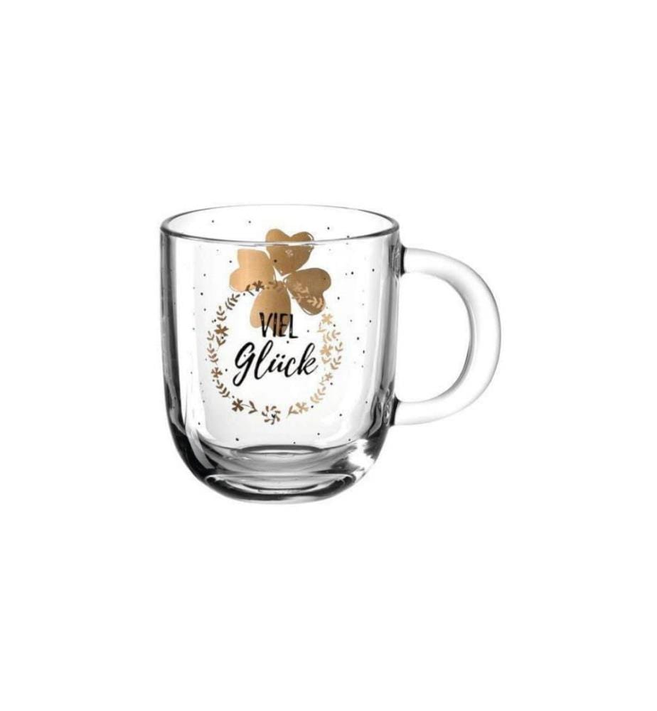 LEONARDO - Kaffeetasse Emozione – Viel Glück 400 ml, 1 Stück
