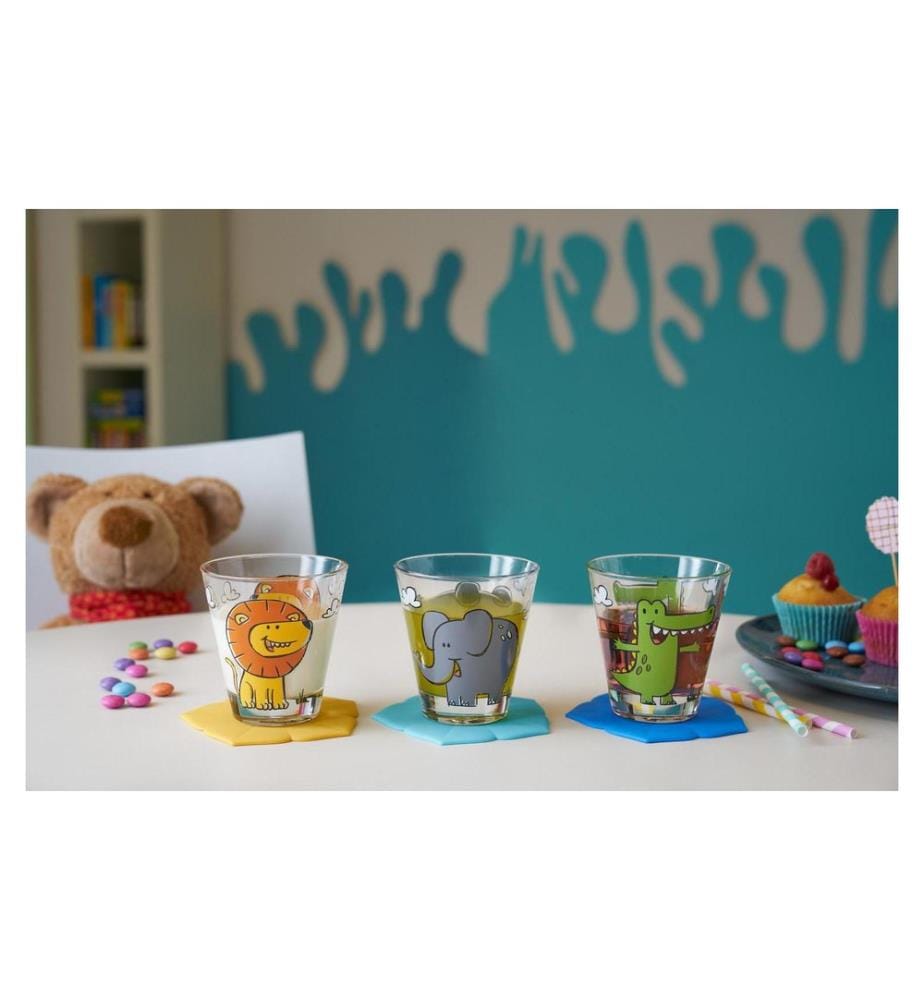 LEONARDO - Kindertasse Bambini Löwe, 215 ml, 6 Stück