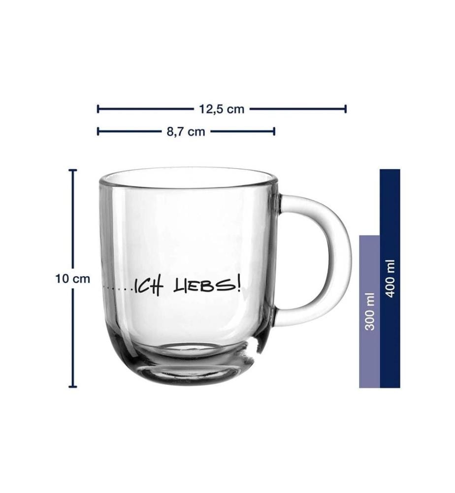 LEONARDO - Tasse universelle Emozione 400 ml, 1 pièce