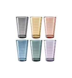 LEONARDO - Verre Verso L 200 ml, 6 pièces, Assortiment
