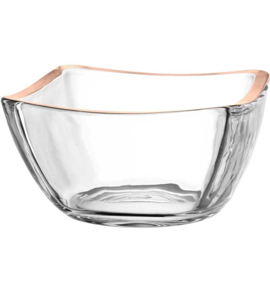 LEONARDO - Coupe Piazza 12 cm, Cachi, 4 pièces