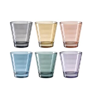 LEONARDO - Verre Verso S 140 ml, 6 pièces, Assorti