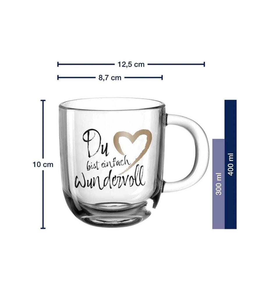 LEONARDO - Tasse universelle Emozione 400 ml, 1 pièce