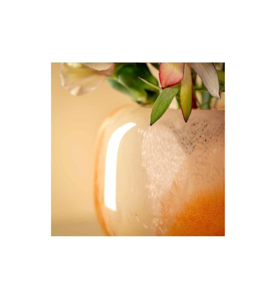 Leonardo Vase Cipria Due 11 cm, Orange/Crème