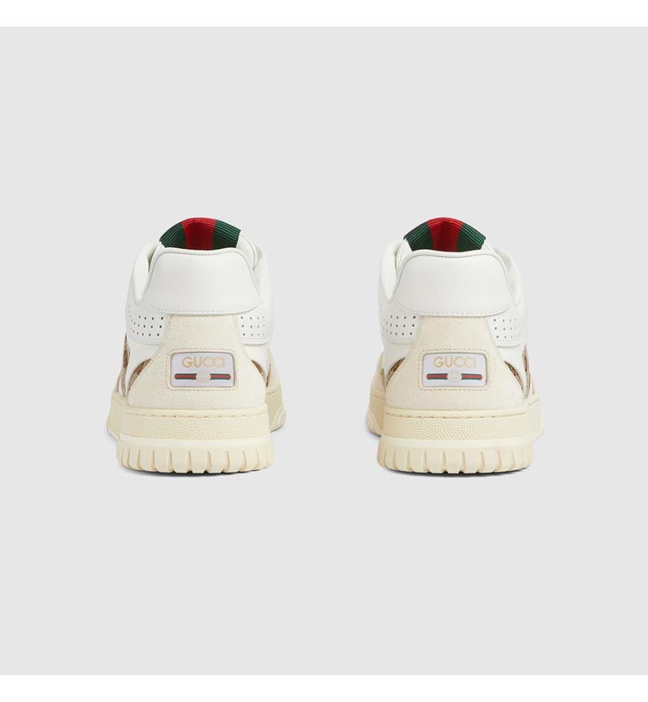 Re-Web Trainer Sneakers - Weiss, Beige und Braun
