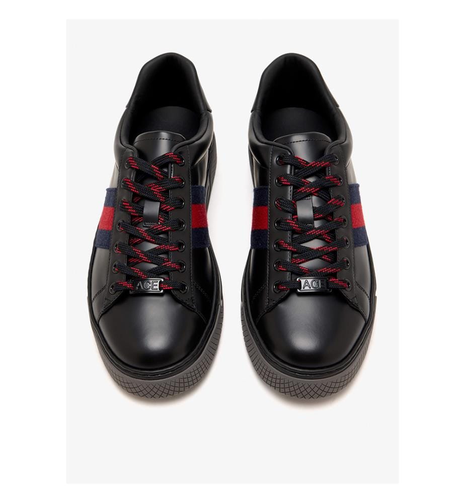 Ace Turnschuhe mit Netz - Schwarz