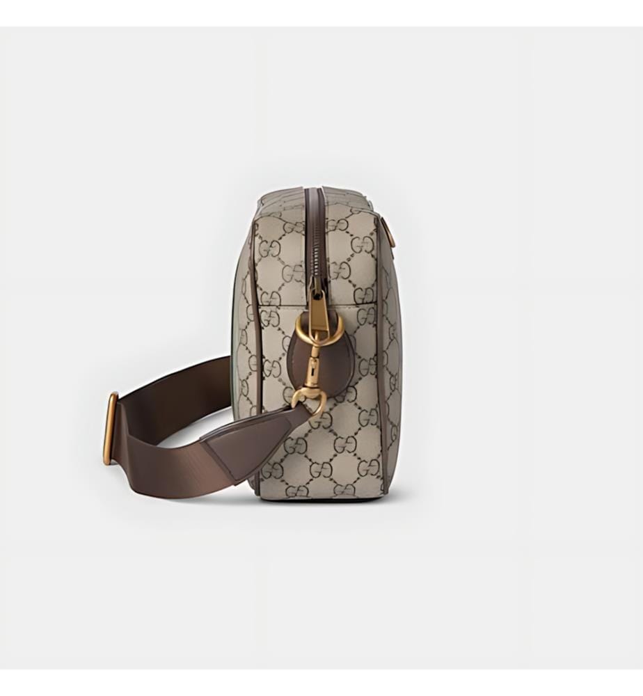 Ophidia Medium Crossbody Tasche - Beige