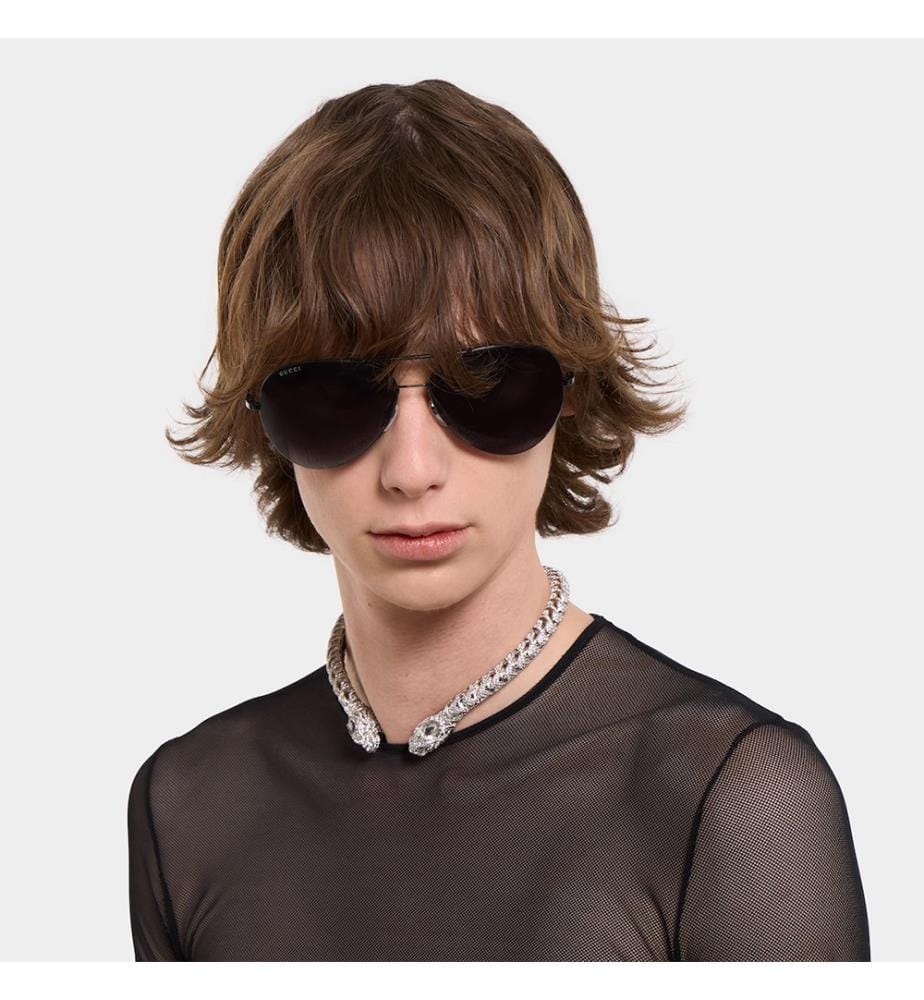 Pilot Frame Sonnenbrille - Balck
