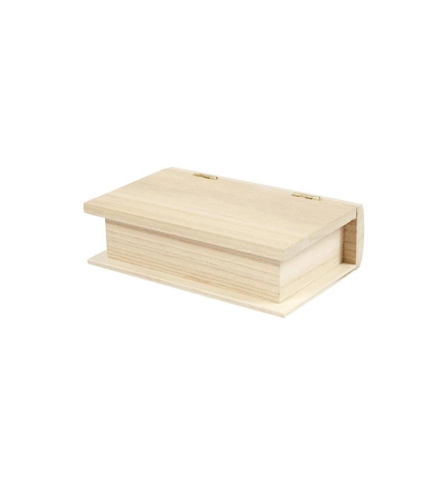 CREATIV COMPANY - Holzartikel Buchbox 1 Stück