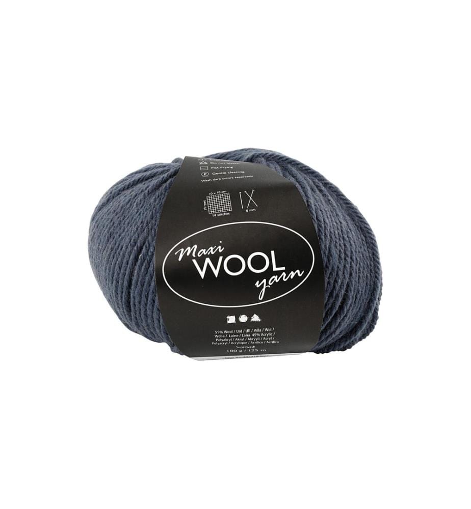 CREATIV COMPANY - Wolle 100 g Blau