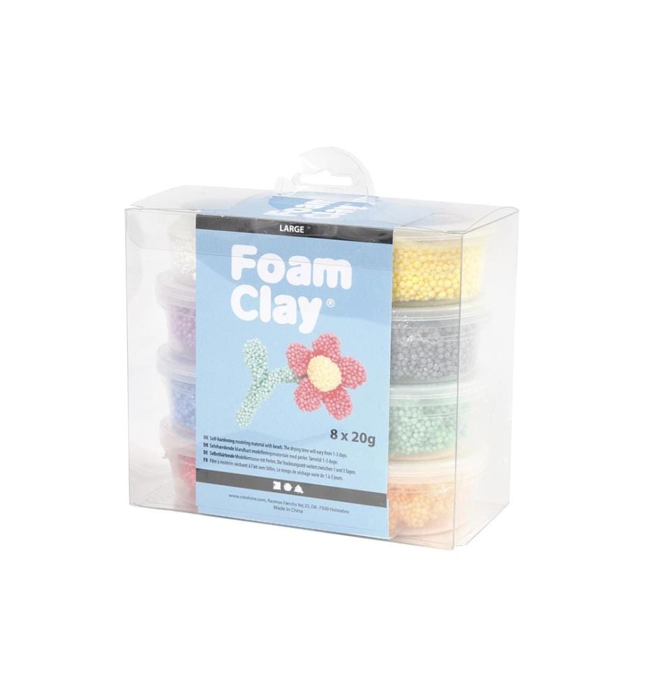 CREATIV COMPANY - Modellier-Set Foam Clay Extra Large 8-teilig