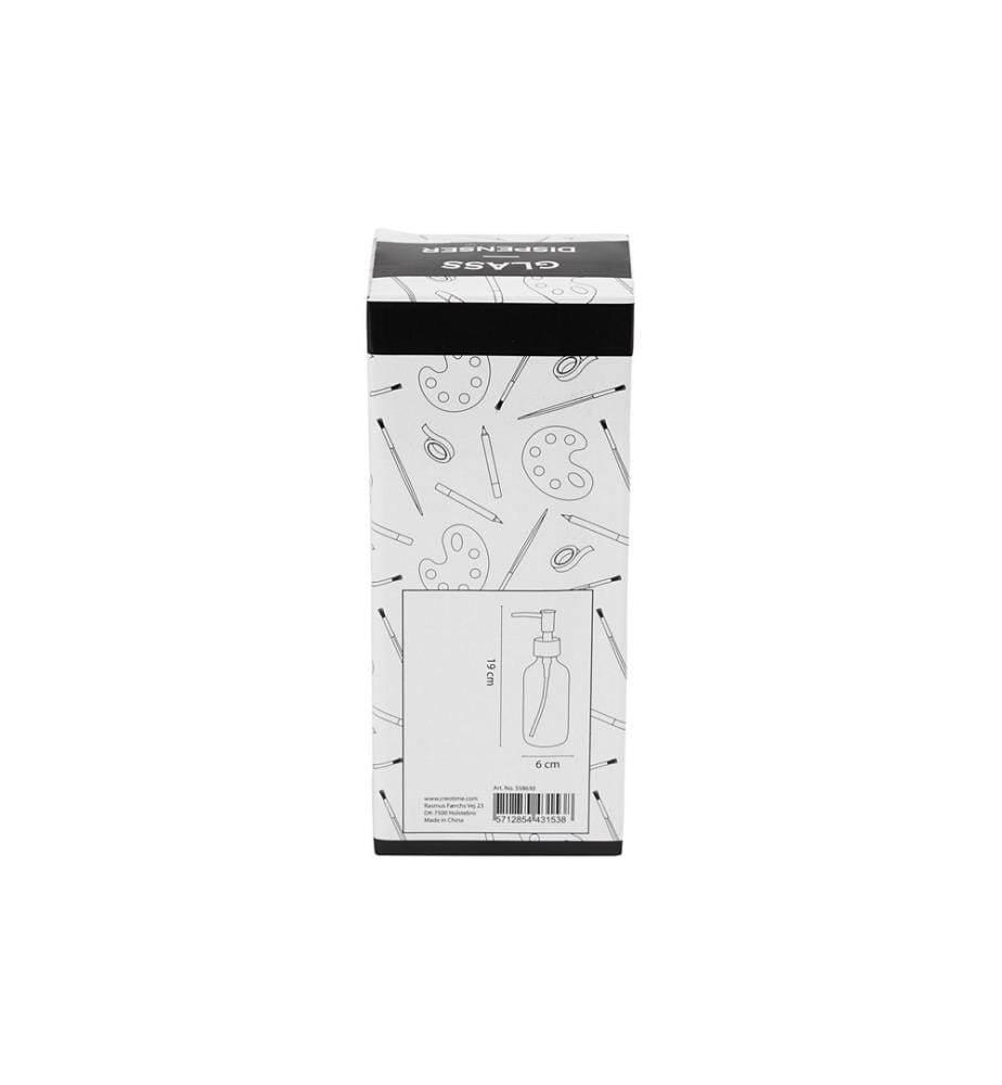 CREATIV COMPANY - Distributeur de savon 230 ml, Transparent