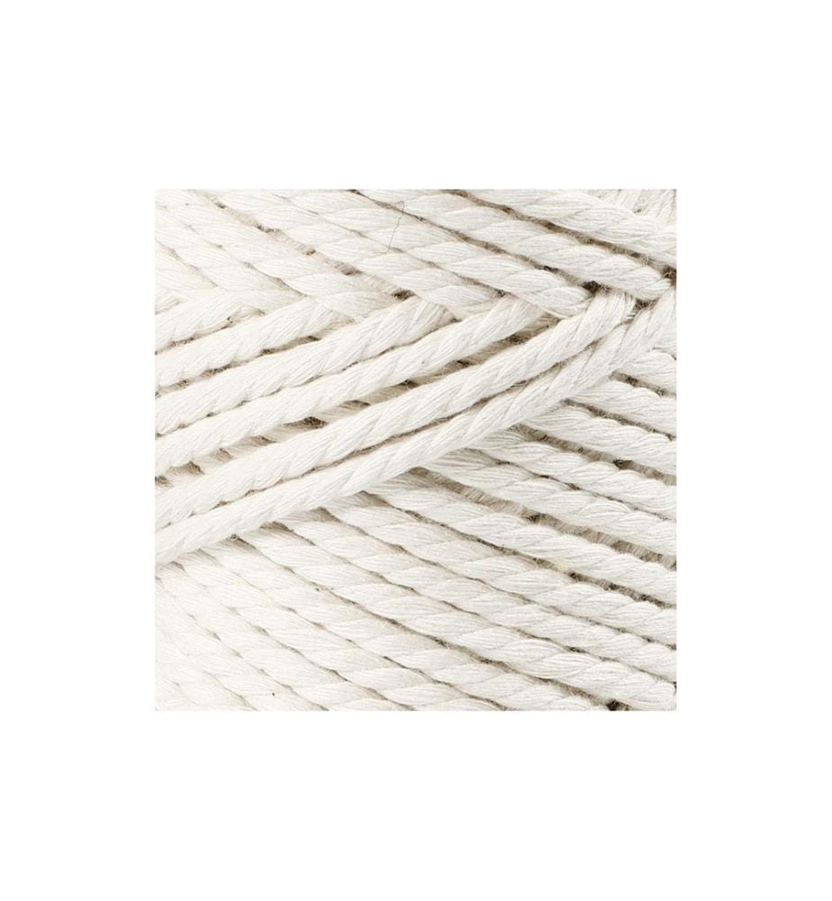 CREATIV COMPANY - Baumwollgarn Makramee Rope 330 g, Weiss