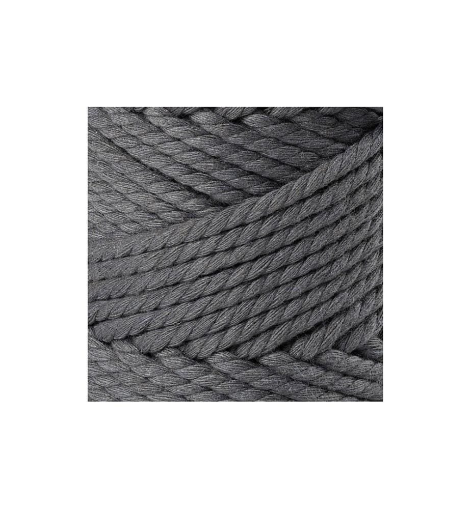 CREATIV COMPANY - Baumwollgarn Makramee Rope 330 g, Grau