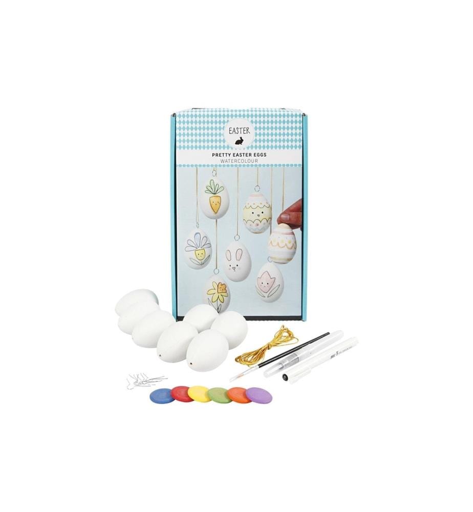 CREATIV COMPANY - Kits de bricolage Pretty Easter Egg 7 parties