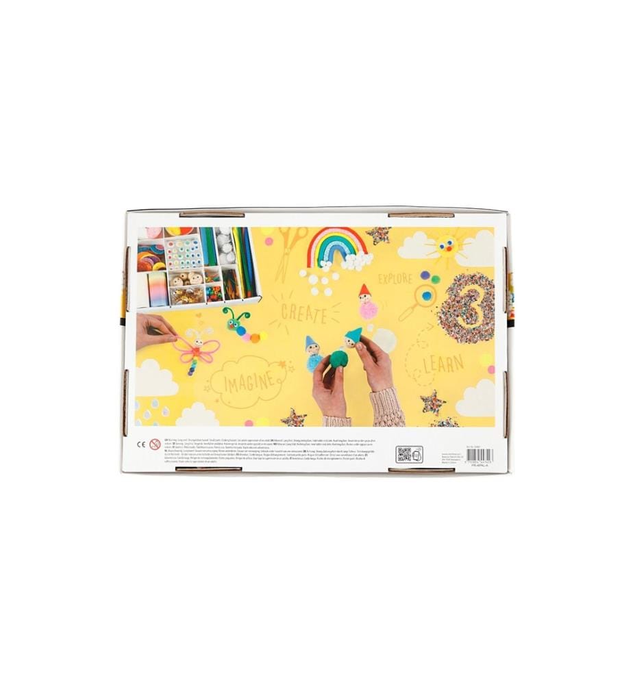 CREATIV COMPANY - Bastelset Kreativbox Regenbogen 16-teilig