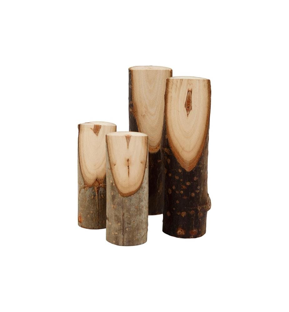CREATIV COMPANY - Article en bois 8+12 x 2.5-3.5 cm 4 pièces