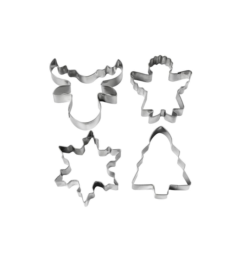 CREATIV COMPANY - Guetzli-Ausstecher 8 cm 4 Stück