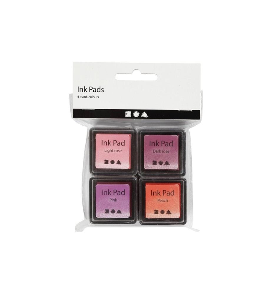 CREATIV COMPANY - Tampon encreur Ink Pad Orange, rose, rouge