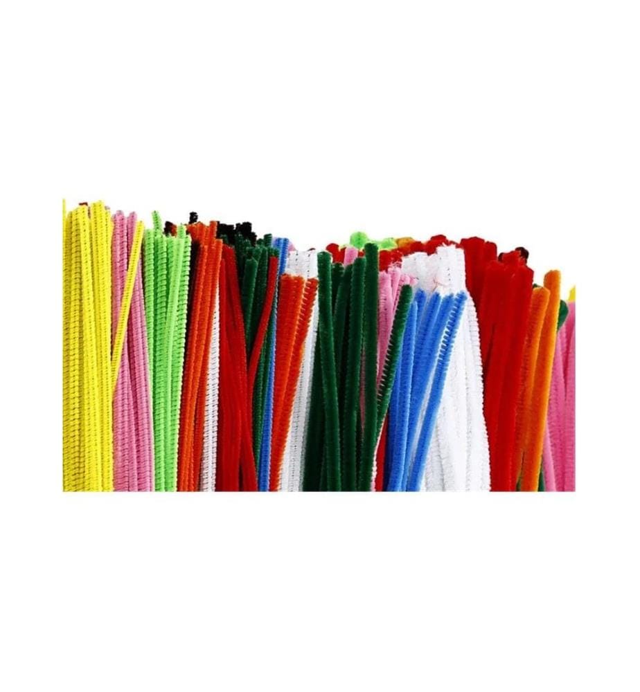 CREATIV COMPANY - Chenilledraht 4, 6, 9 mm, diverse Farben, 700 Stück