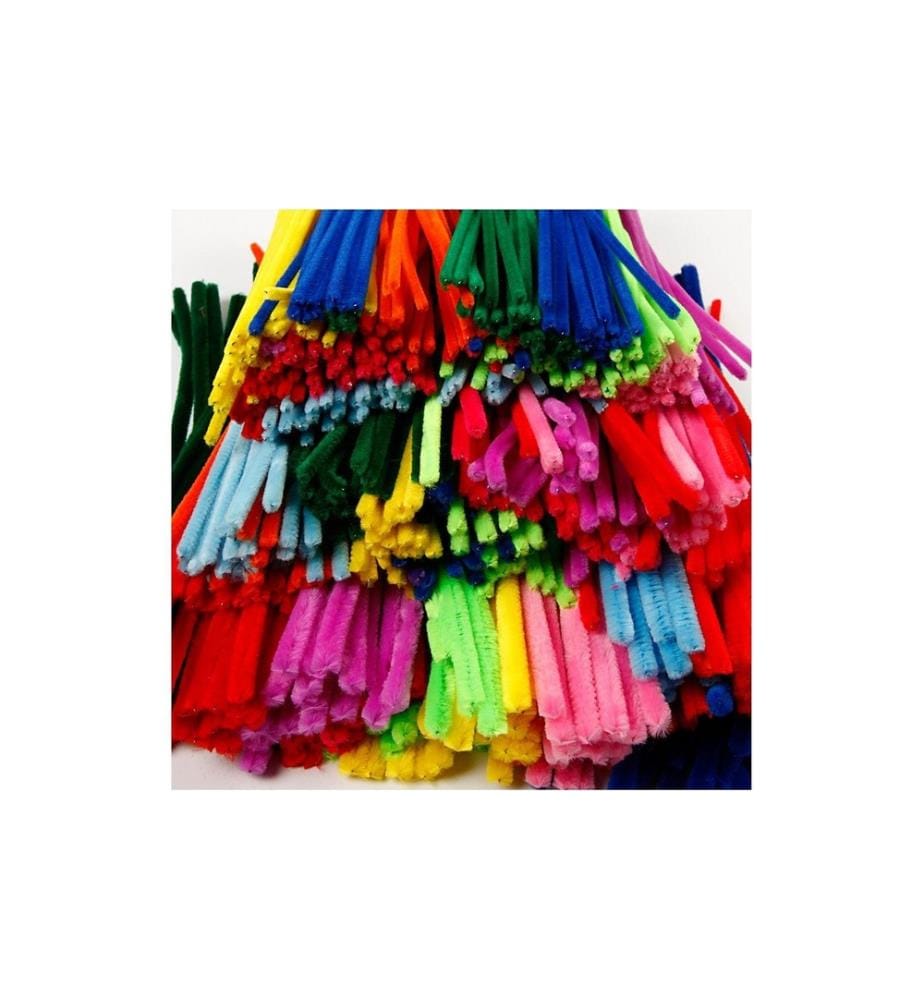 CREATIV COMPANY - Chenilledraht 4, 6, 9 mm, diverse Farben, 700 Stück