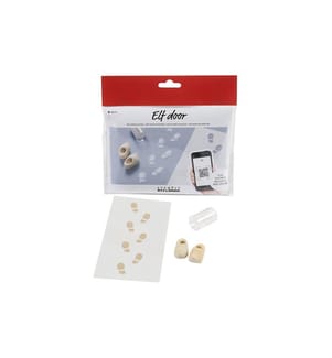 CREATIV COMPANY - Mini ustensiles Porte des elfes / porte des lutins Scène Chaussures avec traces