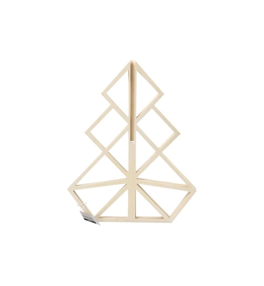 CREATIV COMPANY - Deko Weihnachtsbaum Holz 40 cm