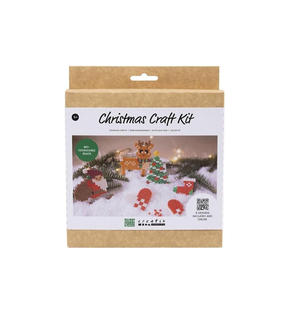 CREATIV COMPANY - Bio Bügelperlen mit 5 Weihnachtsmotiven