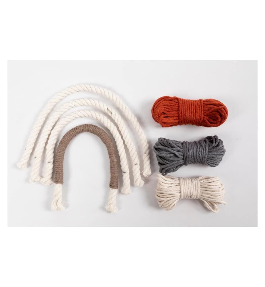 CREATIV COMPANY - Bastelset Mini Macramé Regenbogen