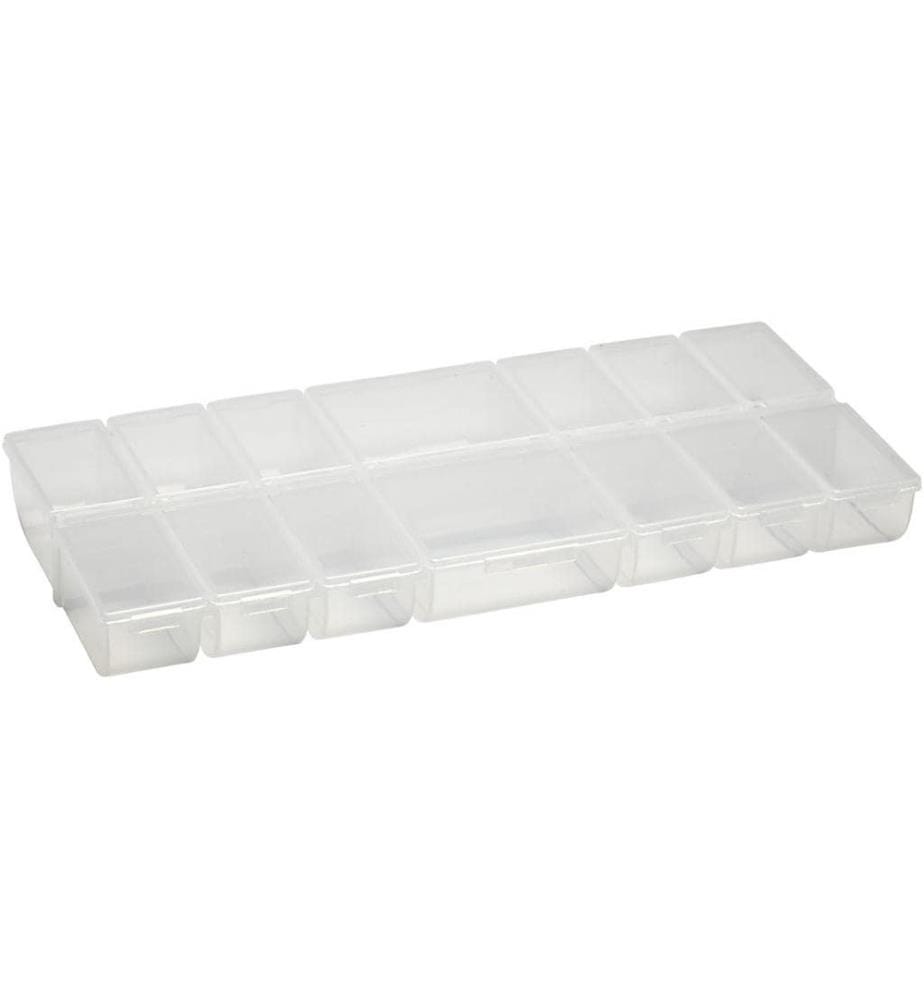 CREATIV COMPANY - Boîte de rangement 24 x 11 cm, Transparent