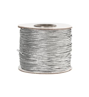 CREATIV COMPANY - Elastikschnur 1 mm Silber, 100 m