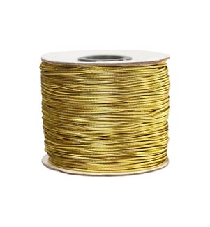 CREATIV COMPANY - Elastikschnur 1 mm Gold, 100 m