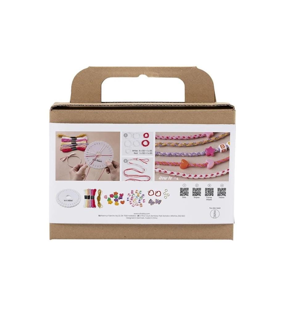 CREATIV COMPANY - Kits de bricolage pour bijoux Mini créatif Mix bracelets d'amitié