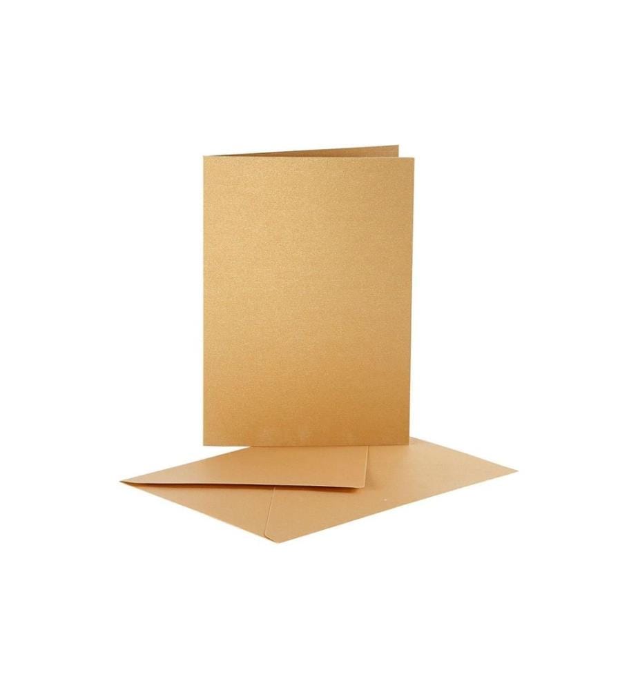 CREATIV COMPANY - Blankokarte Gold, 10 Stück